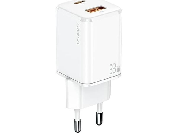 USAMS T43 laddare 1x USB-A 1x USB-C 3 A (6958444972107)
