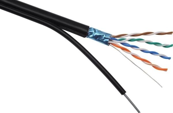 Solarix - Samlet kabel - FTP - CAT 5e - utendørs - svart