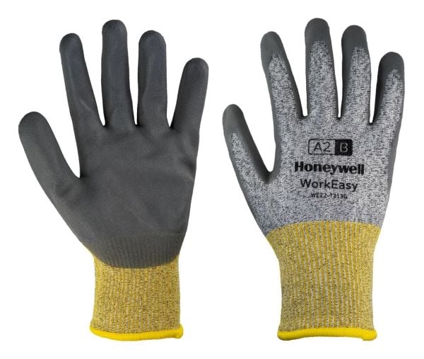 Honeywell WE22-7313G-8/M, Suojalapaset, Harmaa, M, SML, Workeasy, Kestää hankausta, Öljynkestävä, Puncture resistant