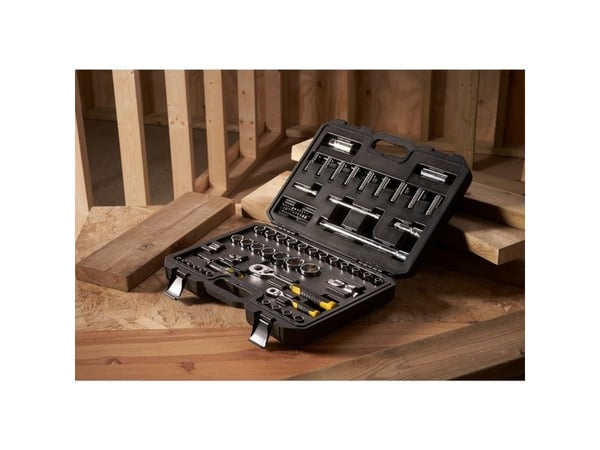 Stanley STMT82831-1, Stål, 2 stk, Svart, Rustfritt stål, Gul, Svart, Gul, 1/4", 72 stk