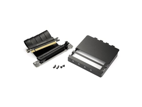 Sharkoon - PCI Express x16-kabel - PCI Express (hunn) vinklet til PCI Express (hann) - PCIe 3.0 - 11.5 cm - riser - for Sharkoon MS-Y1000, MS-Z1000