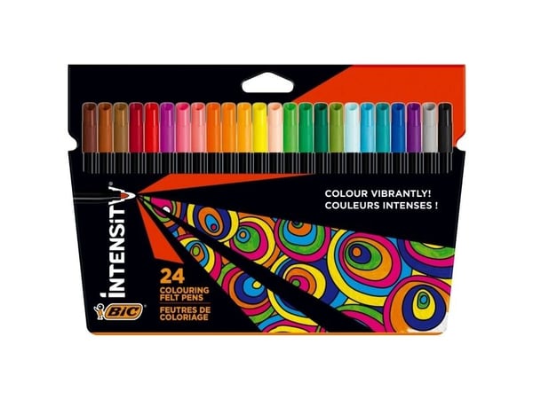 BIC 978035, Flerfarget, 27 mm, 18 mm, 24 stykker