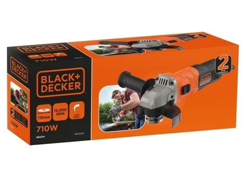 BLACK+DECKER BEG010 - Vinkelslip - 710 W - 115 mm