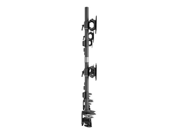 Multibrackets M - Monteringssett (3 klemmer, 3 stativ) - for 6 LCD-skjermer - aluminium, stål - svart - skjermstørrelse: 24"-32" - skrivebordsmonte...