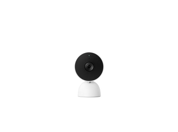 Google Nest Cam - Nettverksovervåkingskamera - innendørs - farge (Dag og natt) - 2 MP - 1920 x 1080 - 1080p - lyd - trådløs - Wi-Fi - H.264
