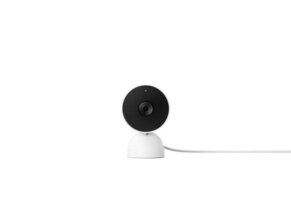 Google Nest Cam - Nettverksovervåkingskamera - innendørs - farge (Dag og natt) - 2 MP - 1920 x 1080 - 1080p - lyd - trådløs - Wi-Fi - H.264