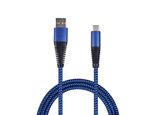 2GO 795950 USB-kabel 1 m USB 3.2 Gen 1 (3.1 Gen 1) USB B USB C Blå (795950)