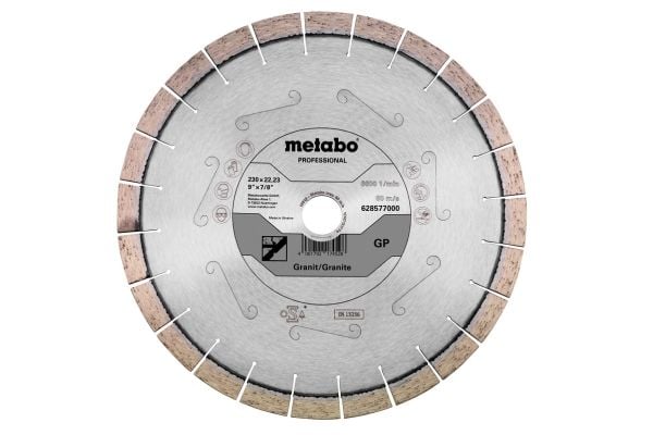 Metabo 628577000, Granitt, 23 cm, 2,22 cm, 6600 RPM, Metabo, 1 stykker