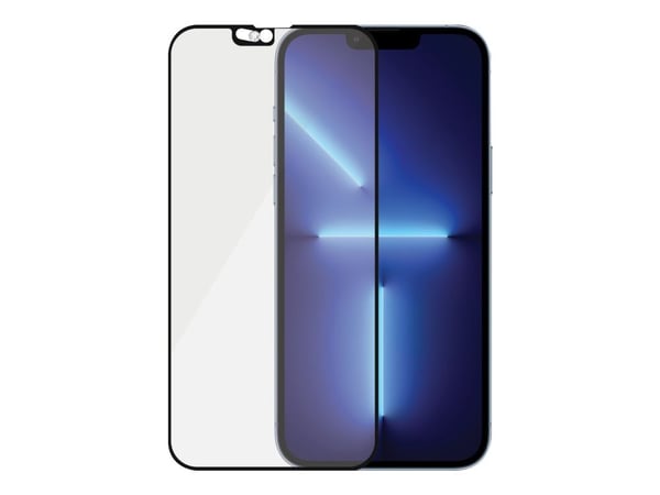 PanzerGlass CamSlider - Fashion Edition - skjermbeskyttelse for mobiltelefon - pyntet med krystaller fra Swarovski - glass - rammefarge svart - for...