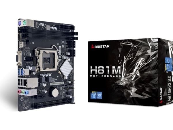 Biostar H81MHV3 3.0 - Hovedkort - micro ATX - LGA1150-sokkel - H81 Chipset - USB 3.2 Gen 1 - Gigabit LAN - innbygd grafikk (CPU kreves) - HD-lyd (6...