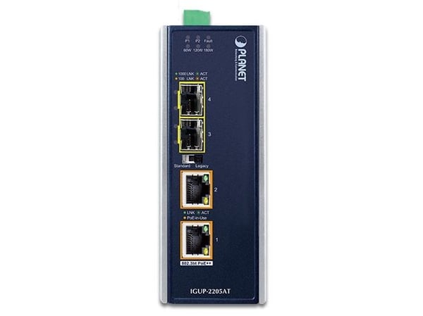 PLANET IGUP-2205AT, 1000 Mbit/s, 10Base-T, 100Base-T, 1000Base-T, 1000Base-BX, 1000Base-LX, 1000Base-SX, IEEE 802.3, IEEE 802.3ad, IEEE 802.3af, IE...