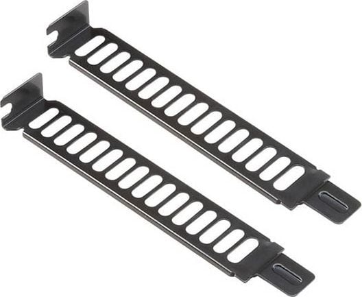 Akasa PCI Slotblech 2er-Pack - svart
