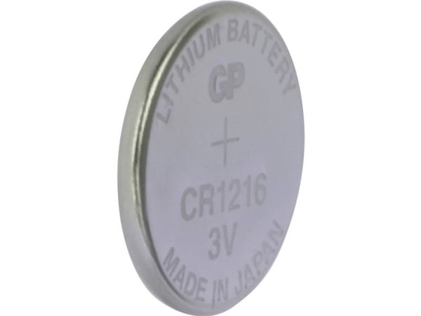 GP Batteries CR1216, Kertakäyttöinen akku, CR1216, Litium, 3 V, 1 kpl, Hopea
