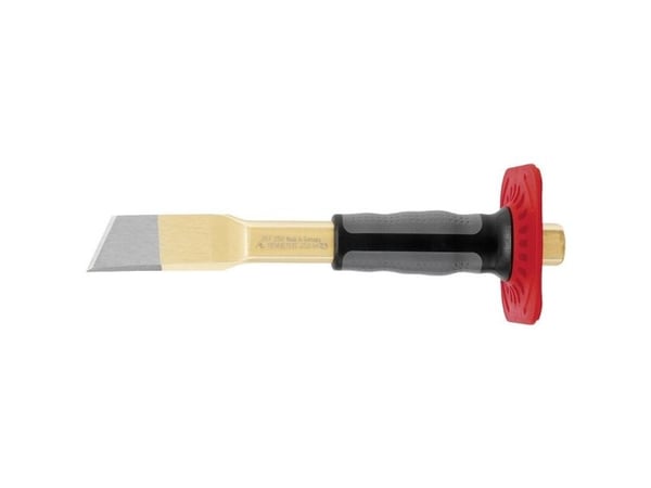 RENNSTEIG 367 250 1, Spademeisel, Krysskåret meisel, Plast, Gummi, Svart, Grå, Rød, 250 mm, 23 mm
