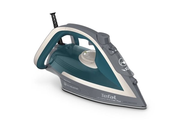 Tefal Ultragliss Plus FV6842E0 - Ångstrykjärn med automatisk avstängning - sula Durilium Airglide - 2800 W - ivory/blue