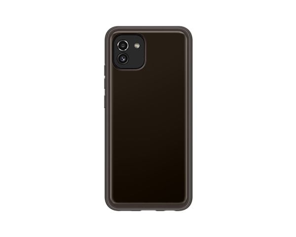 SAMSUNG GALAXY A03S SOFT CLEAR COVER BLACK