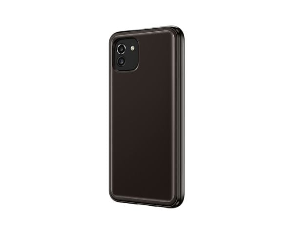 SAMSUNG GALAXY A03S SOFT CLEAR COVER BLACK