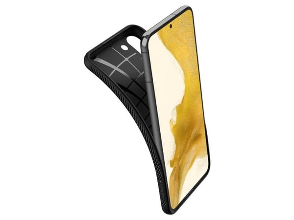 Spigen Liquid Air, Etui, Samsung, Galaxy S22 5G, 15,5 cm (6.1"), Sort