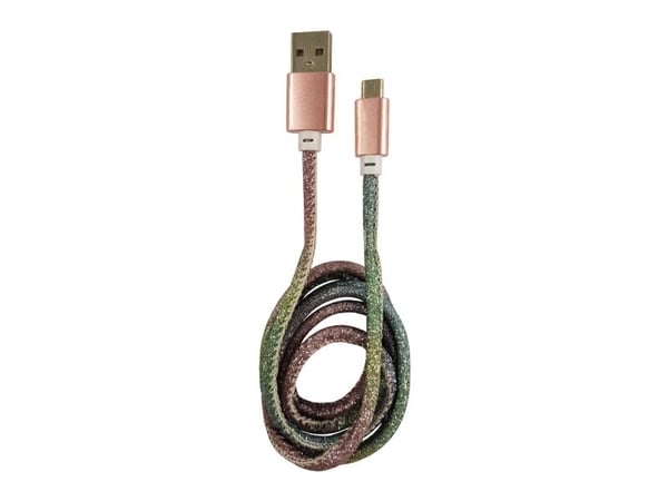 LC-Power LC-C-USB-MICRO-1M-4, 1 m, USB A, Micro-USB B, Flerfarget