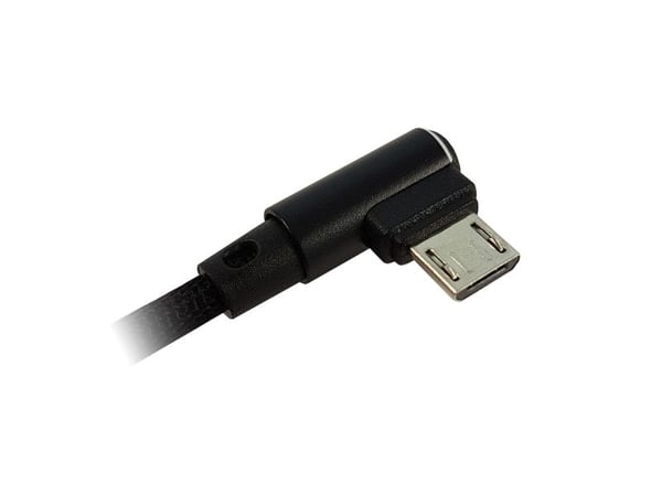 LC Power - USB-kabel - USB (M) til Micro-USB Typ B (M) lagring - 2 A - 1 m - Schwarz