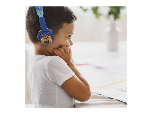 OTL PAW Patrol Chase - Hodetelefoner - on-ear - kablet - 3,5 mm jakk - blå