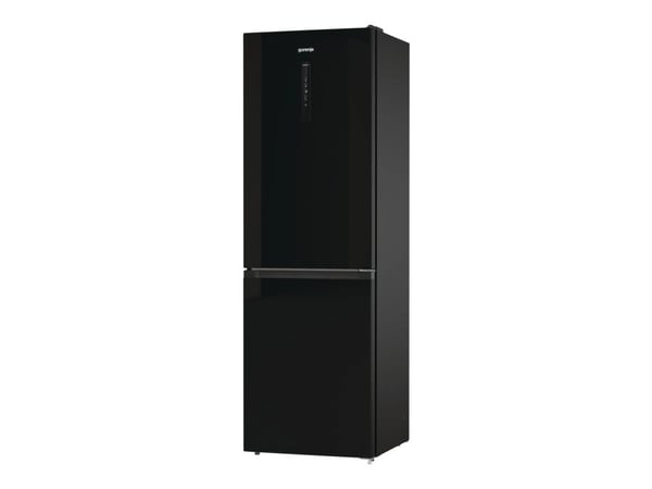 Gorenje NRK6192ABK4 - Kjøleskap/fryser - bunnfryser - bredde: 60 cm - dybde: 59.2 cm - høyde: 185 cm - 300 liter - Klasse E - svart