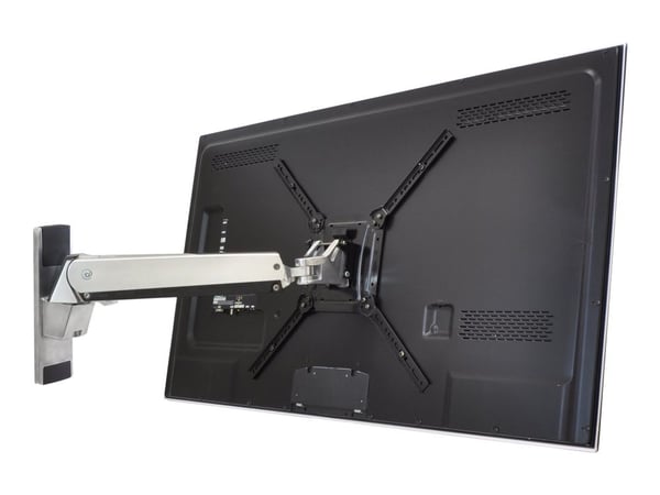 Ergotron Interactive Arm VHD - Monteringssett (leddarm, VESA-adapter, veggmonteringsbrakett) - Konstant kraftteknologi - for LCD-skjerm - aluminium...