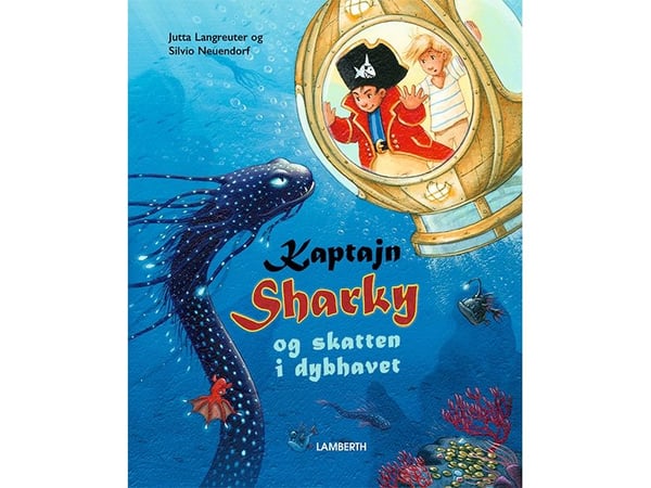 Kaptein Sharky og skatten i det dype havet | Jutta Langreuter | Språk: Dansk