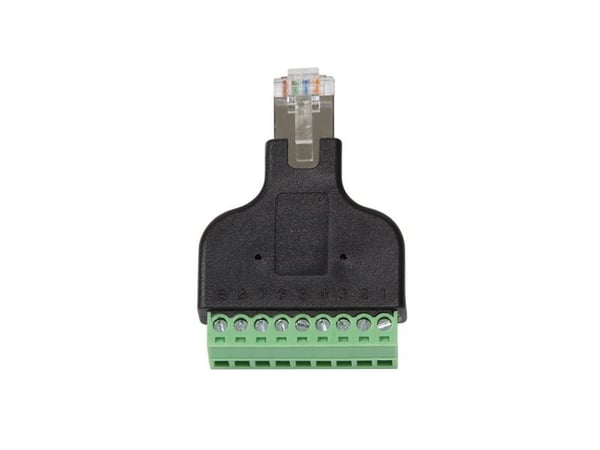 LOGILINK - RJ45 male to 8 pin screw terminal adapter