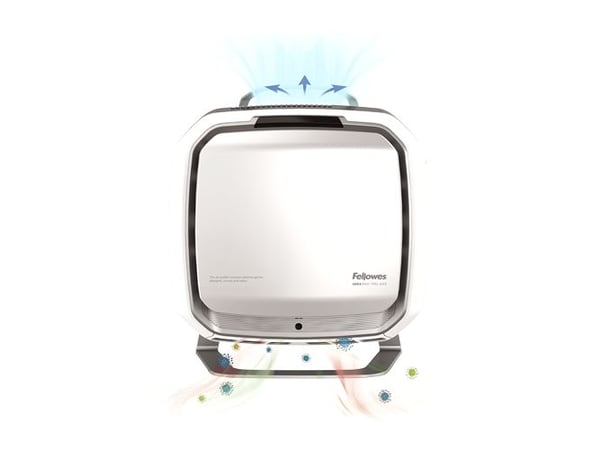 Fellowes AeraMax Pro AM IIIS - Luftrenser - veggmontert, frittstående - hvit/sølv
