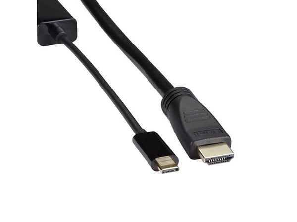 Black Box VA-USBC31-HDMI4K-016, 4,8 m, USB Type-C, HDMI, Hankjønn, Hankjønn, Rett