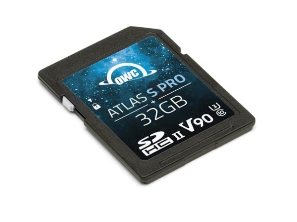 OWC Atlas S Pro SDXC 32 GB klasse 10 UHS-II/U3 V90-kort (OWCSDV90P0032)