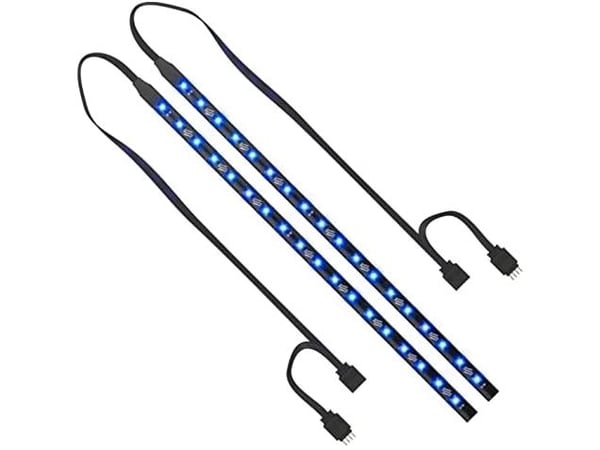 SilentiumPC Aurora Stripes RGB, LED-nauha, 18 lamppu(a), LED, 2 kpl