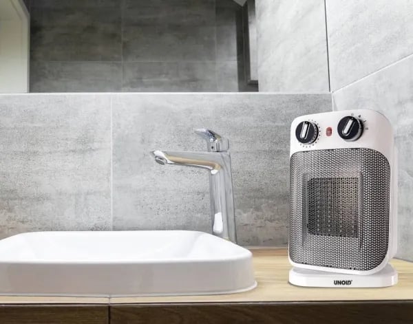 Unold 86460, Sähkökäyttöinen lämpötuuletin, Keraaminen, 70°, 1,4 m, IP21, CE