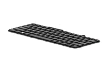 HP 850915-091, Tangentbord, Norsk, Tangentbord med bakgrundsbelysning, HP, EliteBook Folio G1