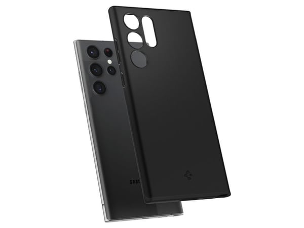 Spigen Thin Fit, Suojus, Samsung, Galaxy S22 Ultra 5G, 17,3 cm (6.8"), Musta