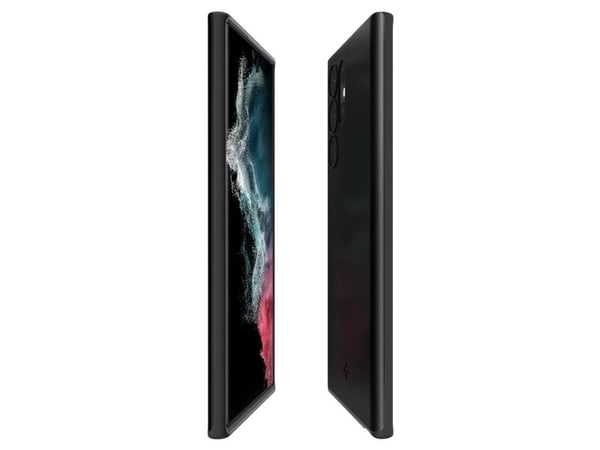 Spigen Thin Fit, Suojus, Samsung, Galaxy S22 Ultra 5G, 17,3 cm (6.8"), Musta