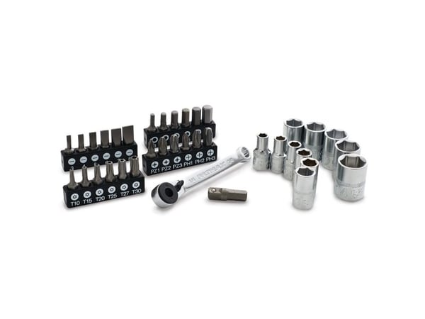 Stanley FMMT19101-0, 36 stykker, Hex (metrisk), Phillips, Pozidriv, Spor/slot, Torx, PH 1,PH 2,PH 3, PZ 1,PZ 2,PZ 3, 3,4,5,6,7,8 mm, T10,T15,T20,T2...