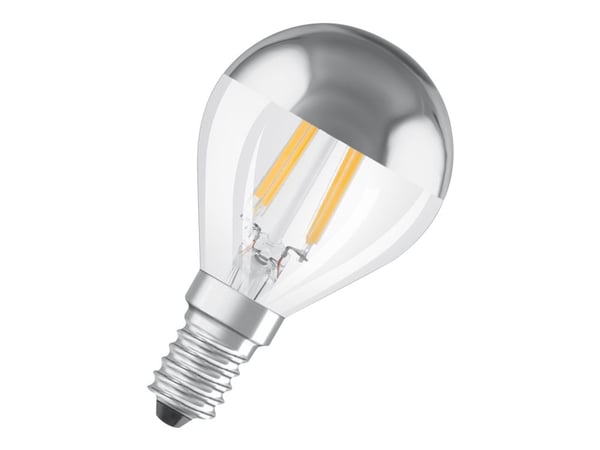 OSRAM LED STAR - LED hehkulamppu - muoto: P45 - kirkas viimeistely - E14 - 4 W (vastaa 31 W) - luokka F - lämmin valkoinen valo - 2700 K