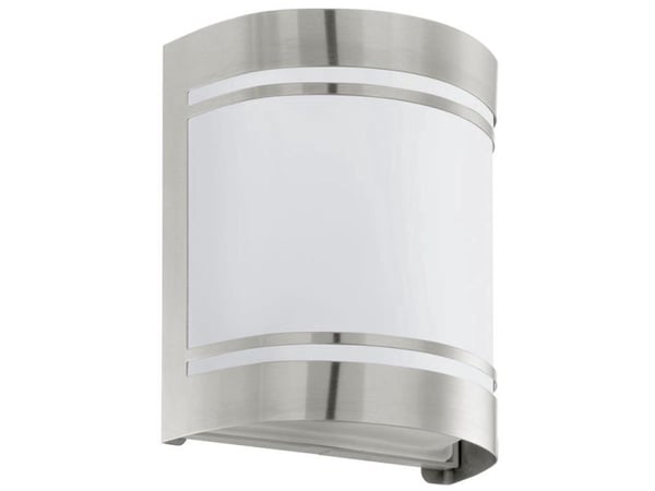 Eglo Cerno - Vegglampe - 1 sokkel - E27 - rustfritt stål, hvit