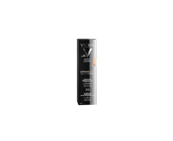 Vichy Dermablend 3D Correction Foundation -kasvopohjustusvoide 25 Nude 30ml