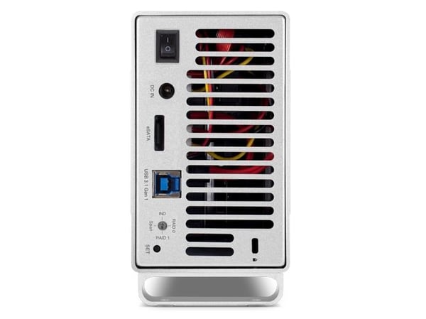 OWC Mercury Elite Pro Dual, HDD-kabinett, 3,5", Serial ATA II, Serial ATA III, USB-tilkobling, Hvit