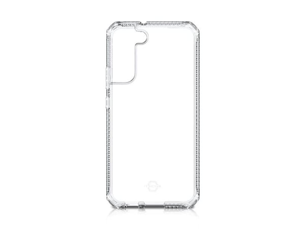ITSKINS Spectrum Clear - Baksidedeksel for mobiltelefon - antimikrobielt - polymer, termoplast-polyuretan (TPU), Impacthane - gjennomsiktig - for S...