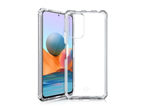 ITSKINS SPECTRUM R Clear - Baksidedeksel for mobiltelefon - gjennomsiktig - for Xiaomi Redmi Note 10 Pro