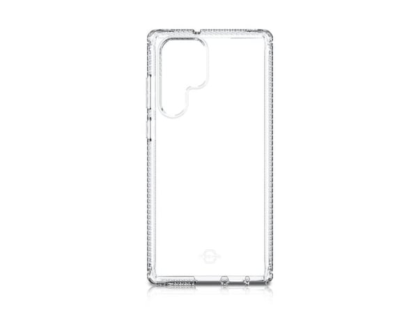 ITSKINS Spectrum Clear - Baksidedeksel for mobiltelefon - antimikrobielt - polymer, termoplast-polyuretan (TPU), Impacthane - gjennomsiktig - for S...