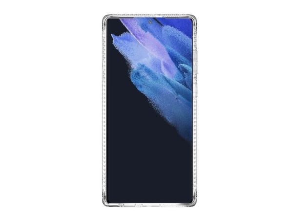 ITSKINS Spectrum Clear - Baksidedeksel for mobiltelefon - antimikrobielt - polymer, termoplast-polyuretan (TPU), Impacthane - gjennomsiktig - for S...