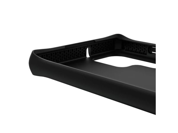 ITSKINS Level 2 Spectrum - Baksidedeksel for mobiltelefon - robust - antimikrobielt - svart - for Samsung Galaxy S22 Ultra
