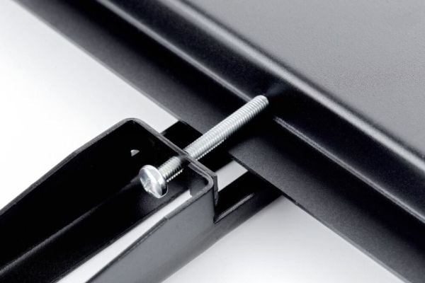 EDBAK PWB1 - Brakett - for flatpanel - kaliberstål - svart - skjermstørrelse: 42"-60" - veggmonterbar