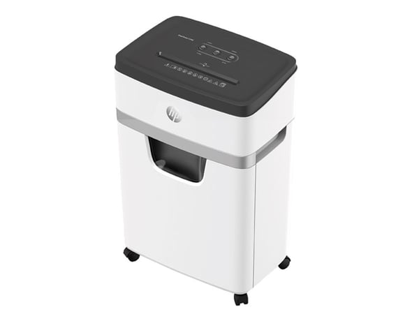 HP OneShred 12MC, Mikrokutt-makulering, 22 cm, 2 mm, 25 l, 65 dB, 4 hjul