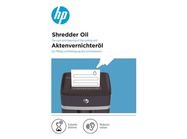 HP Shredder Oil, 400 ml, Smøreolje, 0,4 l, Gjennomsiktig, 87 mm, 46 mm, 251 mm